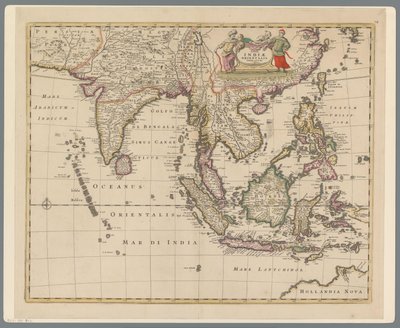 Mapa de Indonesia
Tabula Indiae Orientalis (título en el objeto) de Joannes L