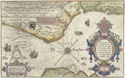 Mapa de las costas de Flandes, Normandía e Inglaterra
Descriptionhe van de zee Custen van Vlanderen ende Picardien (...) (título en el objeto) de Joannes van Doetechum (I)