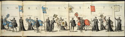 Procesión fúnebre en Amberes con motivo de la muerte del emperador Carlos V, 1558 de Joannes van Doetecum