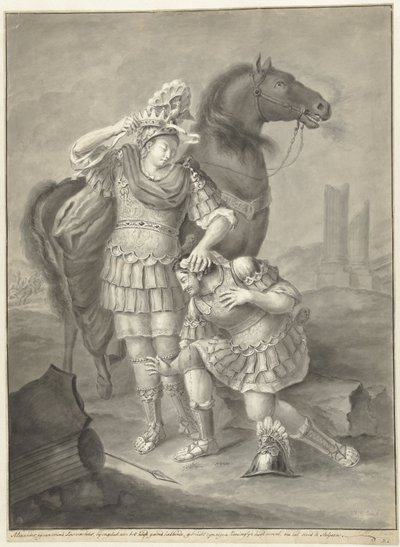Alejandro y Lisímaco de Joannis Jacobus Bijlaert