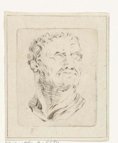 Busto de hombre mirando hacia la derecha de Joannis Jacobus Bijlaert