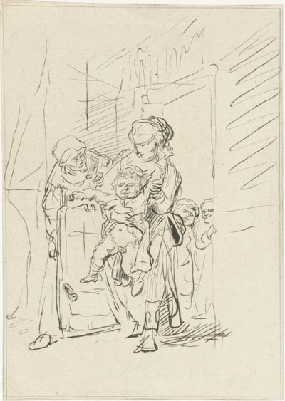 niño gritando de Joannis Jacobus Bijlaert