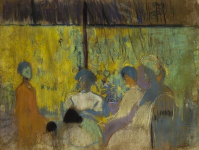 Mujeres cosiendo de Joaquim Mir i Trinxet