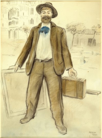 Retrato de Joaquim Mir y la Sagrada Familia de Joaquim Mir i Trinxet