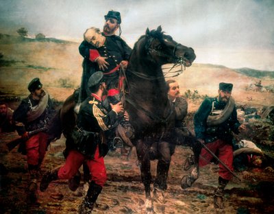 La muerte del Marqués del Duero (Tercera Guerra Carlista) de Joaquin Agrasot y Juan