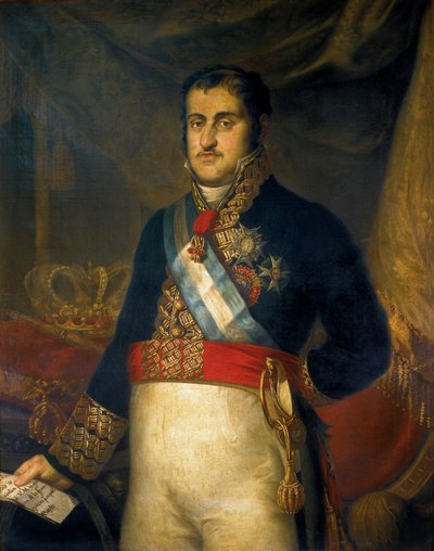 Retrato de Fernando VII (Fernando VII de Joaquin Manuel Fernandez Cruzado