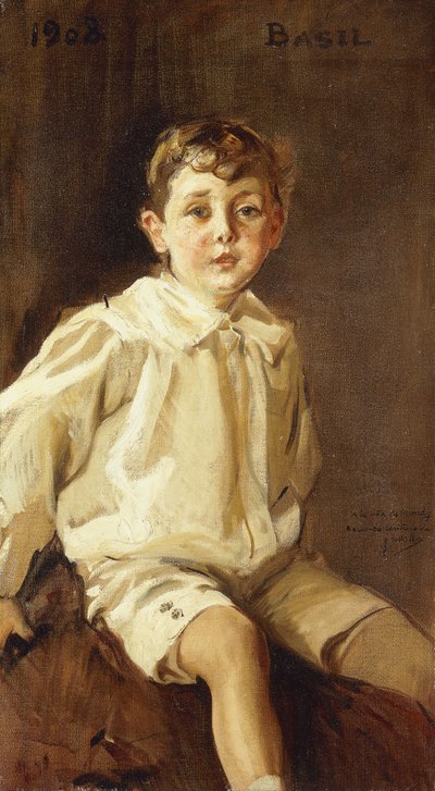 Retrato de Basil Mundy, 1908 de Joaquín Sorolla
