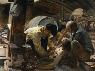 Y aún dicen que el pescado es caro de Joaquín Sorolla