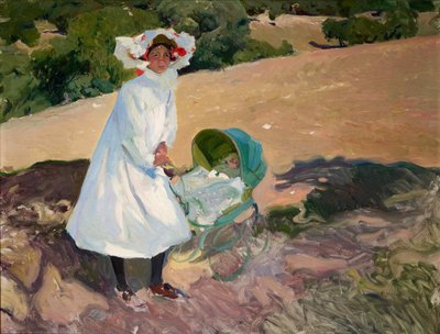 Elenita en El Pardo, 1907 de Joaquin Sorolla y Bastida