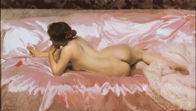 Mujer desnuda. Pintura de Joaquín Sorolla (1863-1923) de Joaquín Sorolla