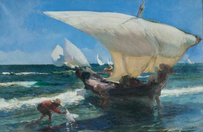 En la costa de Valencia de Joaquin Sorolla y Bastida