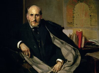 Retrato de Santiago Ramón y Cajal (1852-1934) 1906 (óleo sobre lienzo) de Joaquin Sorolla y Bastida
