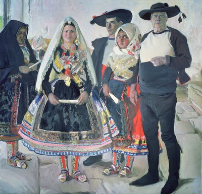 Típicos lagarteranos de Joaquin Sorolla y Bastida