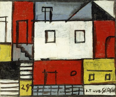 Five Colours Composition; Composición a Cinco Colores de Joaquin Torres Garcia
