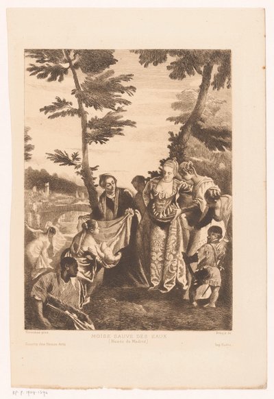 Moisés rescatado del Nilo de Joaquín Araujo Ruano