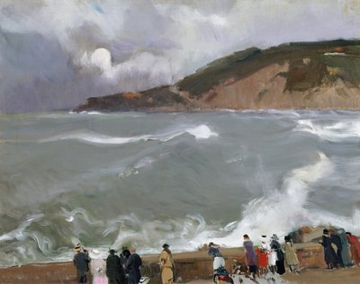 Rompeolas, San Sebastián de Joaquín Sorolla