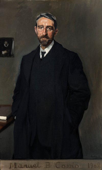 Español: Manuel Bartolomé Cossío Manuel Bartolomé Cossío de Joaquín Sorolla