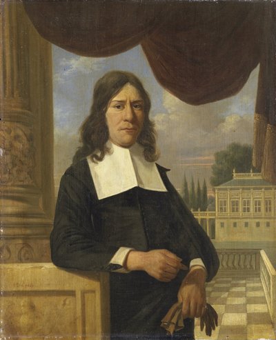 Nicolaes Eichelberg (m. 1699). Comerciante de Haarlem, Esposo de Helena van der Schalcke de Job Adriaensz Berckheyde (attributed to)