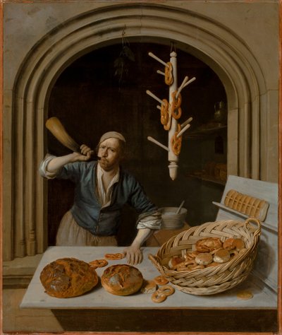 El panadero, c.1681 de Job Berckheyde