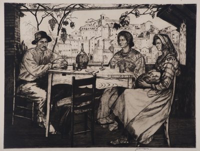 Una Trattoria, 1928 de Job Nixon