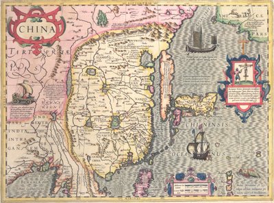 China, c.1607 de Jodocus Hondius