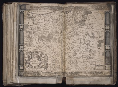 Mapa de Nova Poloniae delineation, c. 1629-1630 de Jodocus Hondius