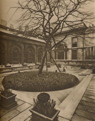 Una inspiración arquitectónica: El patio del jardín en el Banco de Inglaterra, c1935 de Joel