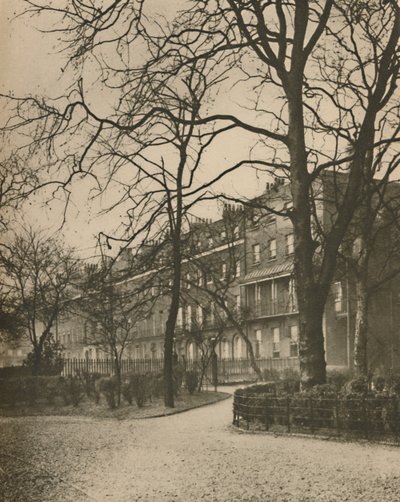 Plaza Brunswick: Parte de la tierra de casas de huéspedes de Bloomsbury, c. 1935 de Joel