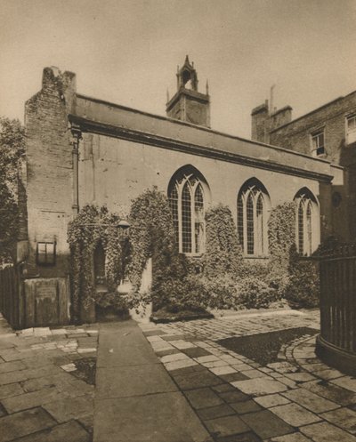 Sala de la Sociedad de Cliffords Inn, detrás de St. Dunstans-In-the-West, c1935 de Joel