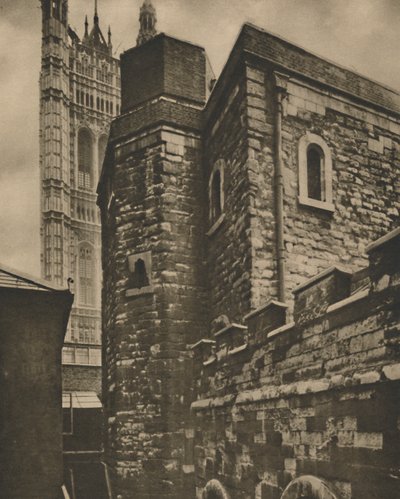 La Torre de la Joya, Westminster, sobreviviente del Londres muy temprano, c. 1935 de Joel