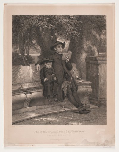 Una hora con el sacerdote (Sacerdote italiano con su alumno) de Joel Ballin