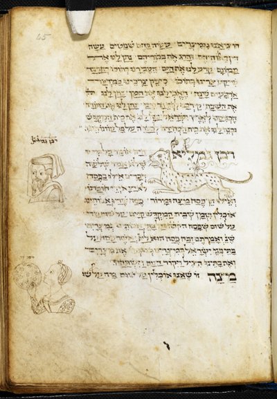 Maraviglia con Matzo, página de un libro de oración hebreo de Joel ben Simeon Feibush