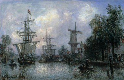 El puerto de Róterdam de Johan Barthold Jongkind