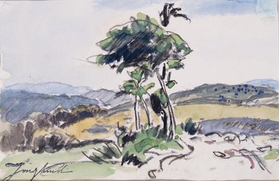 Sin título (acuarela y carboncillo sobre papel) de Johan Barthold Jongkind