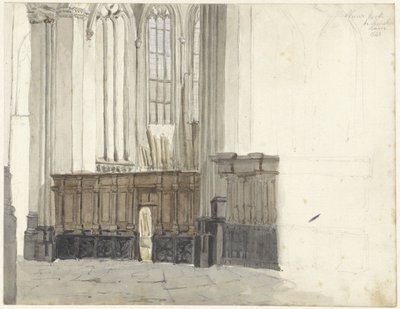 Drapenierskapel en la Nieuwe Kerk de Ámsterdam de Johan Adolph Rust