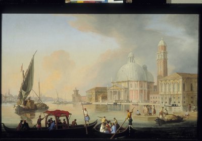 Vista de Venecia de Johan Richter (1665-1745). Escuela flamenca y holandesa del siglo XVIII.(óleo sobre lienzo) de Johan Anton Richter