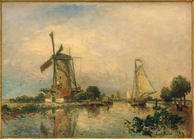 Cerca de Overschie de Johan Barthold Jongkind
