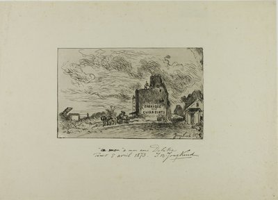 Demolición de la Rue des Francs-Bourgeois Saint Marcel de Johan Barthold Jongkind