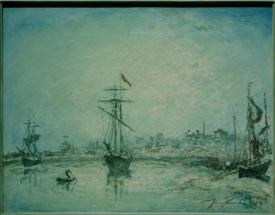 El puerto de Honfleur de Johan Barthold Jongkind