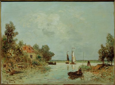El Mosa en Dordrecht de Johan Barthold Jongkind