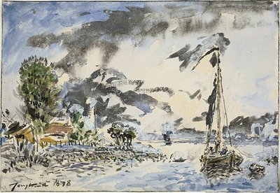 Barco de pesca de Johan Barthold Jongkind