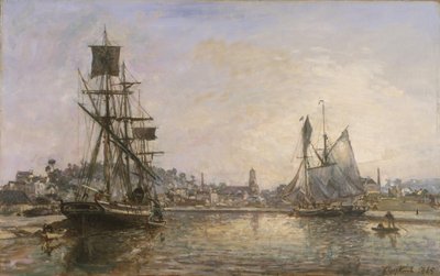 Honfleur, 1865 de Johan Barthold Jongkind