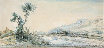 Paisaje junto al río Le Drac cerca de Grenoble de Johan Barthold Jongkind