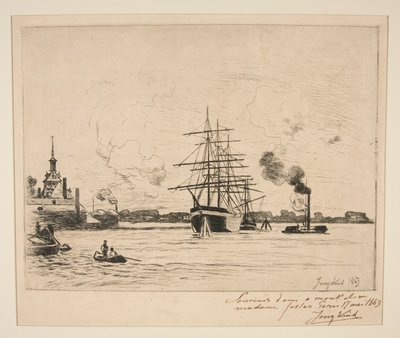 El Puerto Viejo de Róterdam de Johan Barthold Jongkind