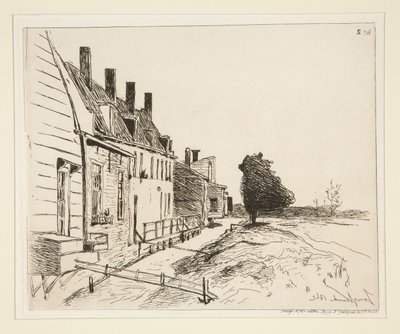 Las Casas Junto al Canal de Johan Barthold Jongkind