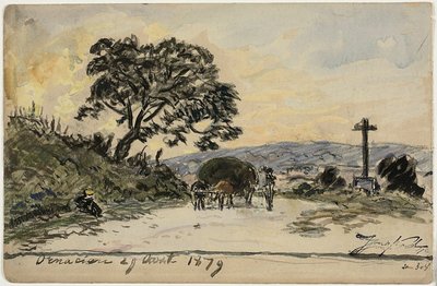 Ornacieux (recto y verso) de Johan Barthold Jongkind