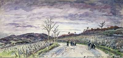 El Col du Balbins y la Montagne de Ornacieux, 1880 de Johan Barthold Jongkind