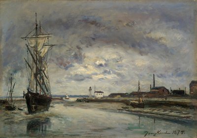 El puerto de Honfleur de Johan Barthold Jongkind