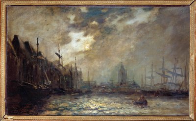 El puerto de Róterdam de Johan Barthold Jongkind