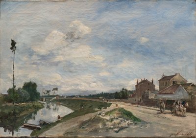 The Seine at Bas-Meudon de Johan Barthold Jongkind